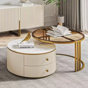 میز جلو مبلی گرد کد 8018