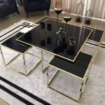 میز جلو مبلی طرح پیتزایی کد 8004