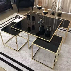 میز جلو مبلی طرح پیتزایی کد 8004