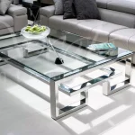 میز جلومبلی طرح عصایی پایه کوتاه 8003