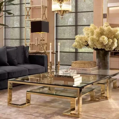 میز جلومبلی استیل کد 8024