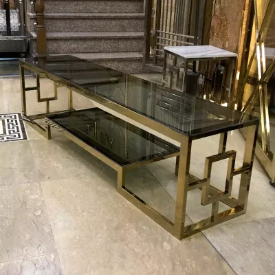 میز تلویزیون tv استیل کد 8084