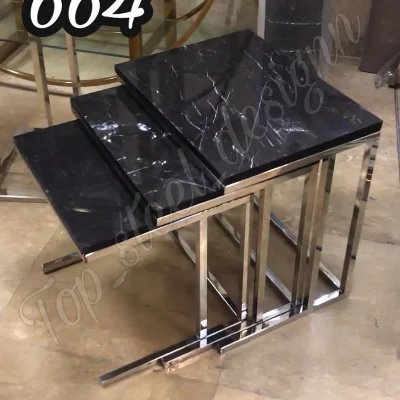 میز عسلی استیل کد 664