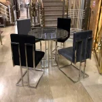 میز ناهارخوری گرد استیل کد 625