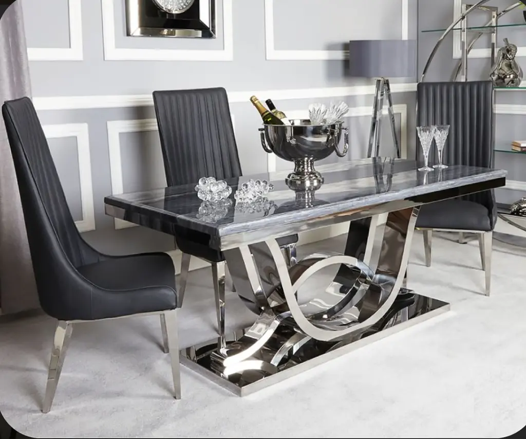 میز ناهار خوری استیل کد 8126