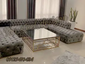 میز جلو مبلی استیل کد 623