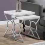 میز عسلی استیل طرح آدمک کد 8047