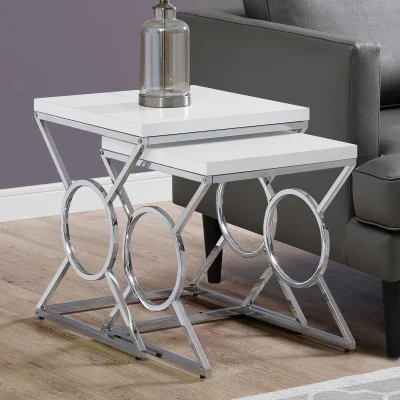 میز عسلی استیل طرح آدمک کد 8047