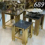 میز عسلی استیل مدل پیانویی کد 689