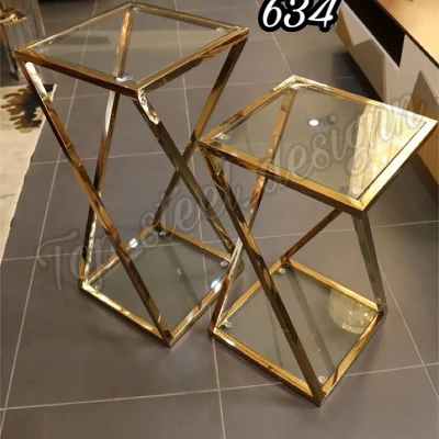 میز عسلی استیل کد 634