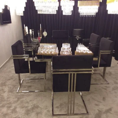 صندلی ناهارخوری استیل کد 8101