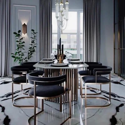 میز ناهارخوری استیل 650