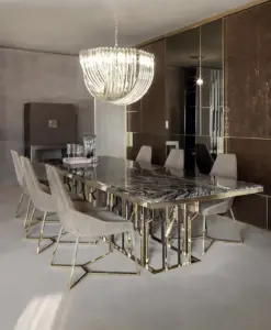 میز ناهارخوری استیل کد 552