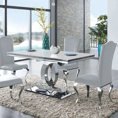 میز ناهارخوری استیل کد 8117