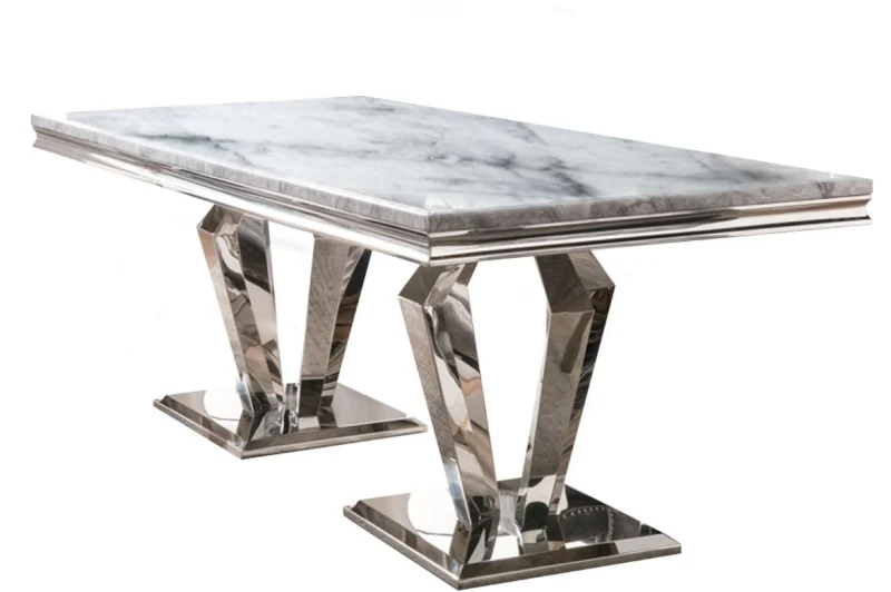 میز ناهارخوری استیل کد 8124