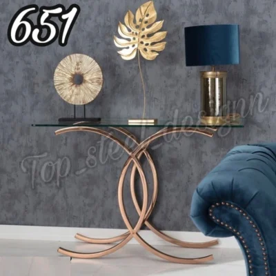 میز کنسول استیل کد 651