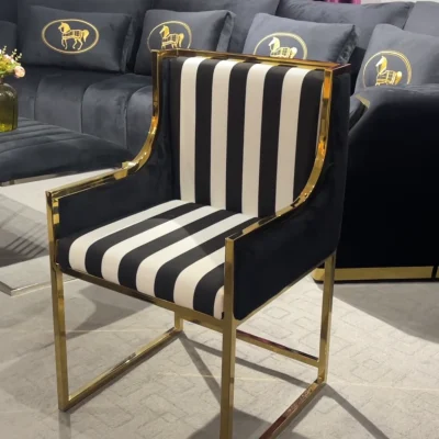 صندلی ناهارخوری استیل کد 8132