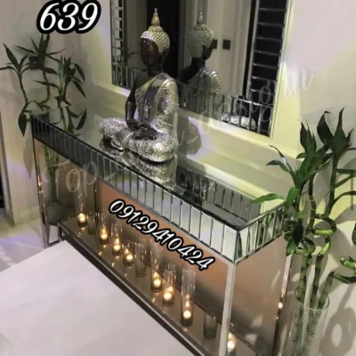 میز کنسول استیل کد 639