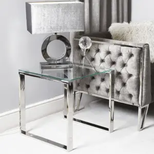 میز عسلی استیل کد 8195