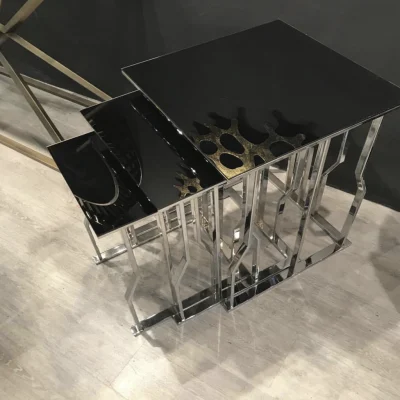 میز عسلی استیل کد 8196